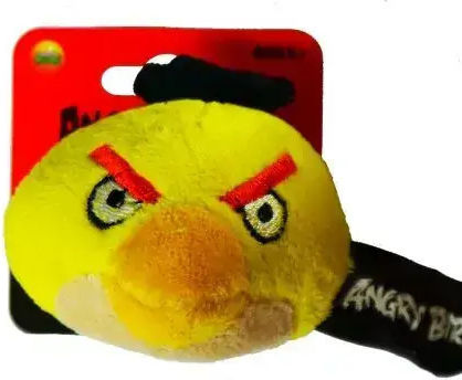 Angry Birds Plush Finger Puppets Yellow 888015