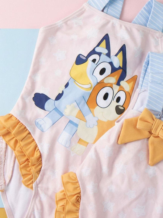 Bluey Παιδικό Μαγιό Ολόσωμο Μπλε