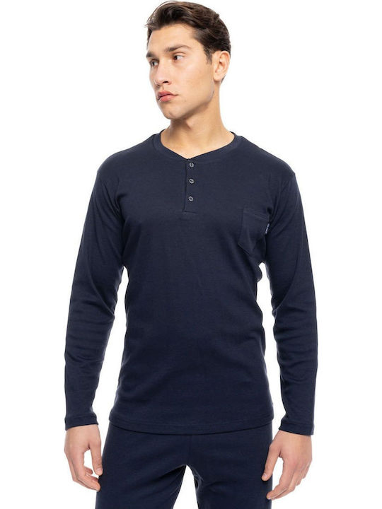 Ulisse Winter Men's Pyjamas Blue