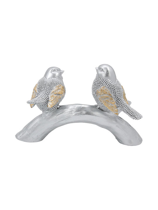 Keskor Dekorative Vogel Figurine Polyresin 17x8x11cm