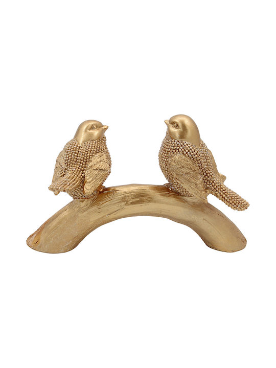 Keskor Dekorative Vogel Figurine Polyresin 17x8x11cm