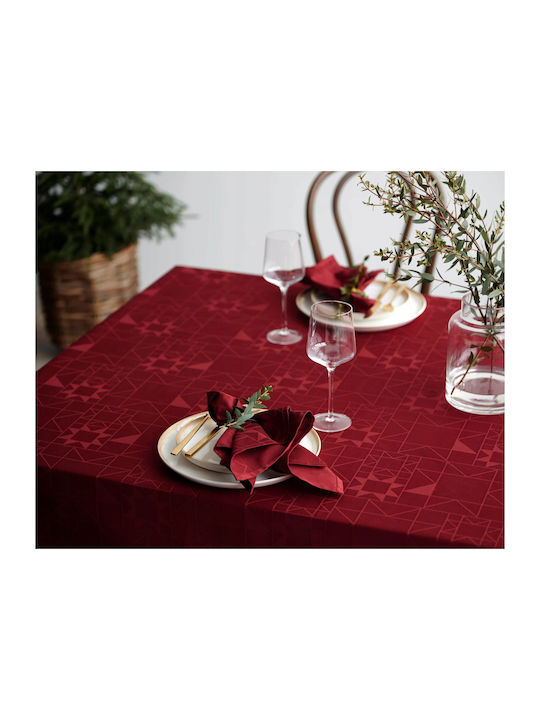 DYWANY ŁUSZCZÓW Tablecloth Red 140x370cm