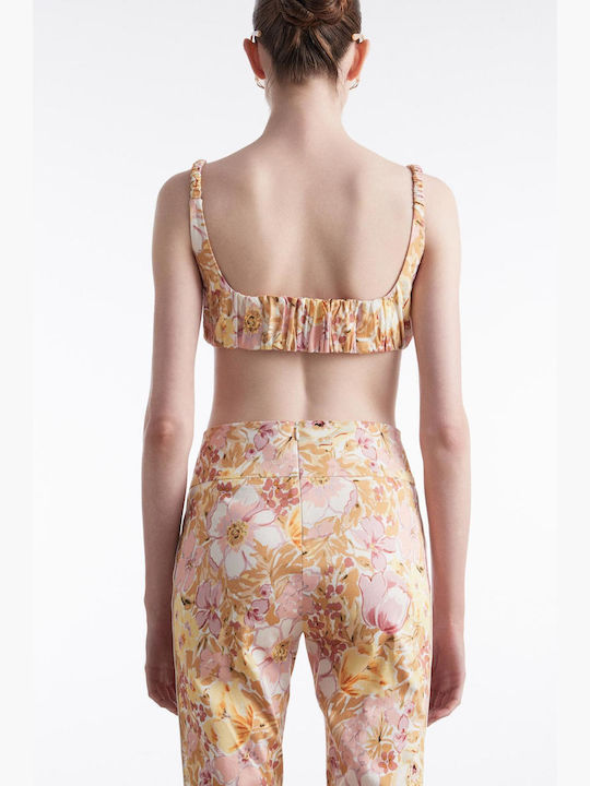 Γυναικεία Μπλούζα Floral Ροζ
