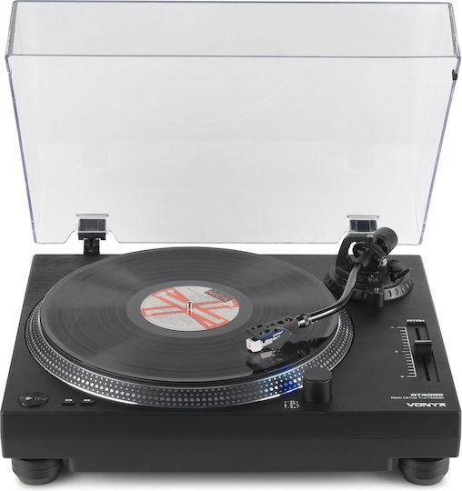 Vonyx DT3000 Грамофон с задвижване с ремък Черен
