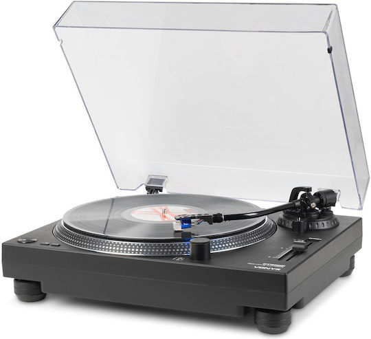 Vonyx DT3000 Грамофон с задвижване с ремък Черен