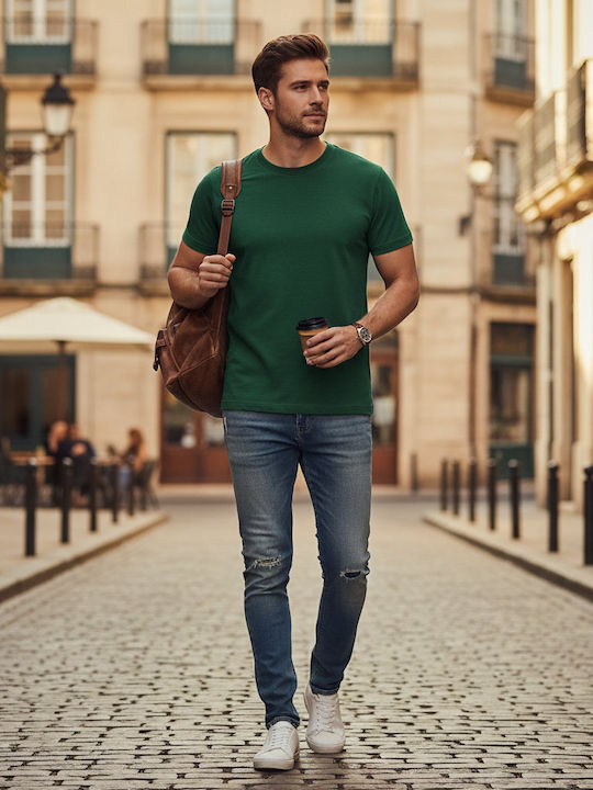 Gildan Men's Promotional T-Shirt Short Sleeve Dark Green
