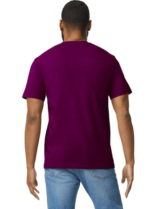 Gildan Softstyle Men's Promotional T-Shirt Short Sleeve Maroon