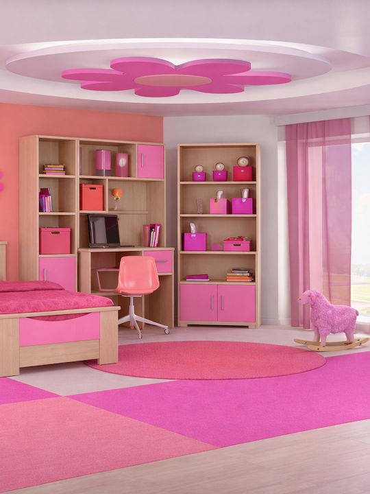Sarris Kinderbett Einzeln Rosa für Matratze 90x190cm