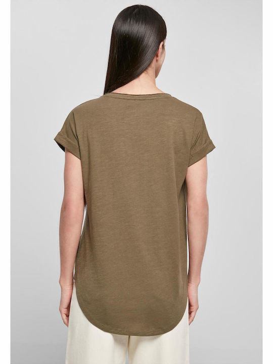 BYB Women's Promotional Short Sleeve T-Shirt Olive