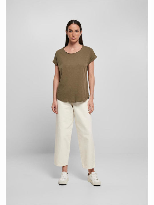 BYB Women's Promotional Short Sleeve T-Shirt Olive
