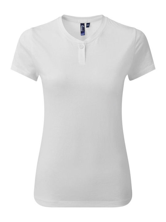 Premier Γυναικείο Διαφημιστικό T-shirt Κοντομάνικο White Premier Γυναικείο Διαφημιστικό T-shirt Κοντομάνικο White