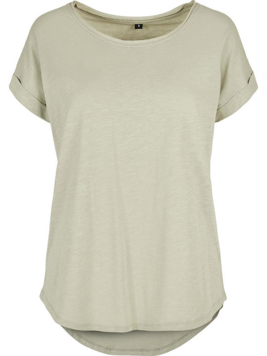 BYB Women's Promotional Short Sleeve T-Shirt Soft Salvia