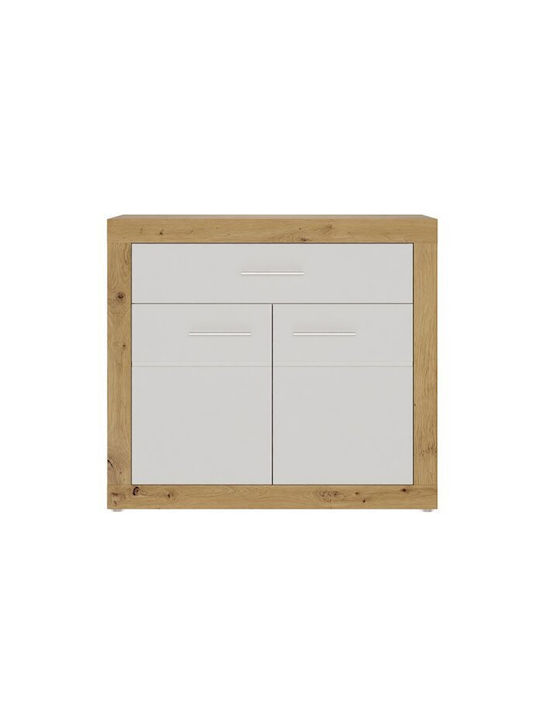 Buffet Romfera 126 Wooden with Drawers White 97x35x86cm
