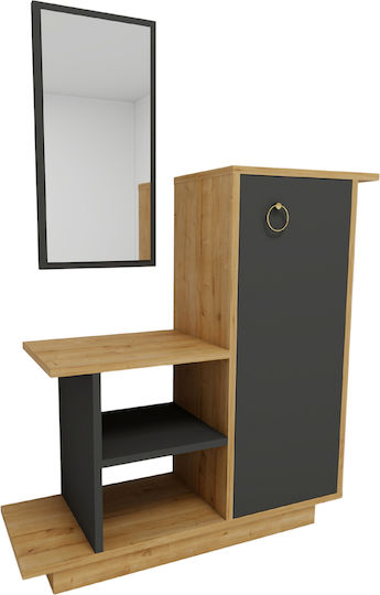 SteweHome Flurmöbel & Aufbewahrung Mit Spiegel Gelb 60x80x90cm