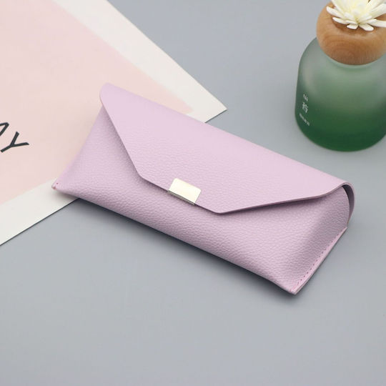 Techsuit Husă pentru ochelari dură cu închidere magnetică violet