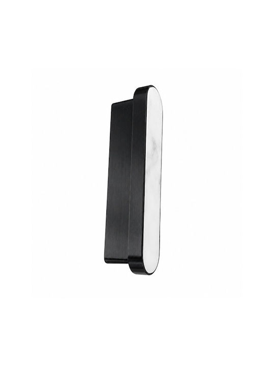 Sc Herrajes 880 Furniture Handle Made of Marble & Metallic Black with Hole Centers 96mm