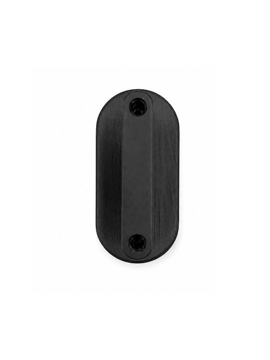 Sc Herrajes 880 Furniture Handle Made of Marble & Black Metallic with 32mm Hole Centers