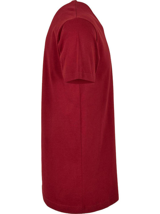 BYB Ανδρικό Διαφημιστικό T-shirt Κοντομάνικο Burgundy