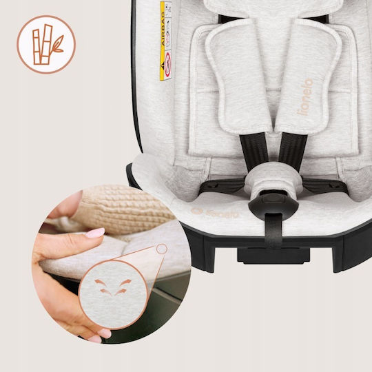 Lionelo Moxie Next Καθισματάκι Αυτοκινήτου i-Size με Isofix Beige Sand