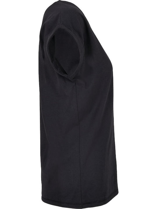 BYB Women's Promotional Short Sleeve T-Shirt Black Navy