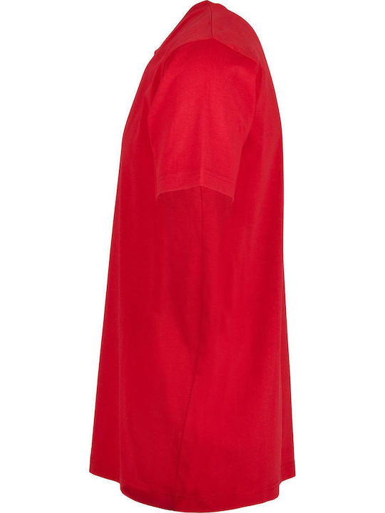 BYB Ανδρικό Διαφημιστικό T-shirt Κοντομάνικο Cityred