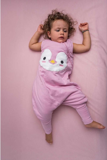 Baby Bliss Есенен спален чувал с крачета Pink