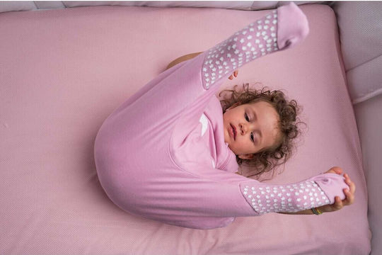 Baby Bliss Есенен спален чувал с крачета Pink