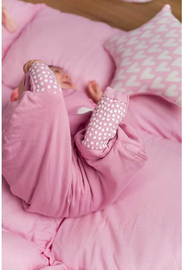 Baby Bliss Есенен Спален чувал с крачета Pink