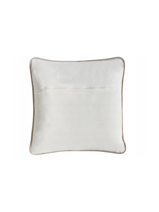 Beliani Μαξιλάρι Καναπέ Sindora από 100% Βαμβάκι White 45x45εκ.