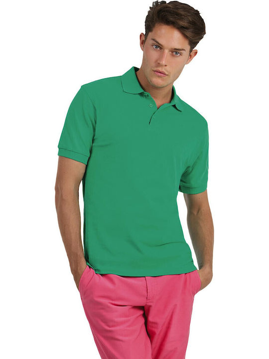 B&C Safran Ανδρικό Διαφημιστικό T-shirt Κοντομάνικο Kelly Green