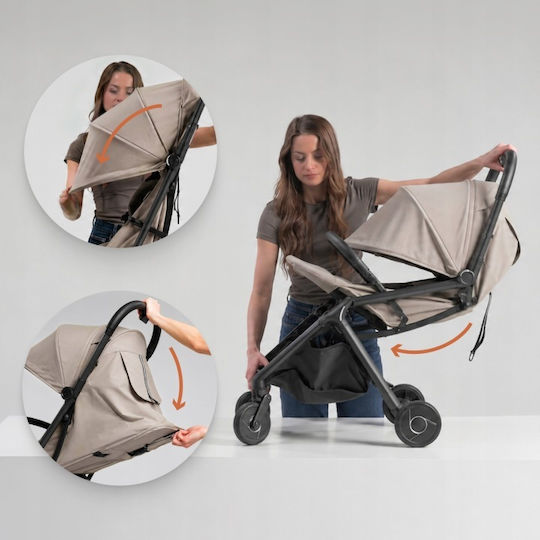 Lionelo Sia Flex Reversible 2 in 1 Baby Stroller Suitable for Newborn Beige Sand