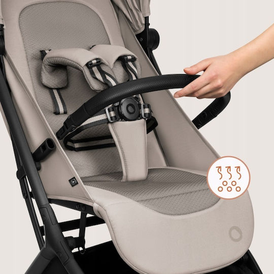 Lionelo Sia Flex Reversible 2 in 1 Baby Stroller Suitable for Newborn Beige Sand