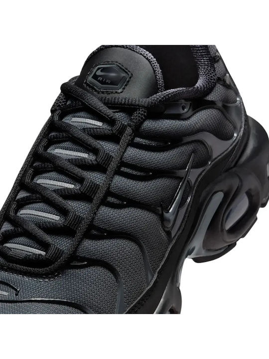 TN Air Max Plus Дамски Сникърси Черни Металически Сребристи
