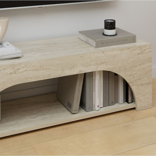 Floor-Standing Grey TV Stand 120x30x40 cm