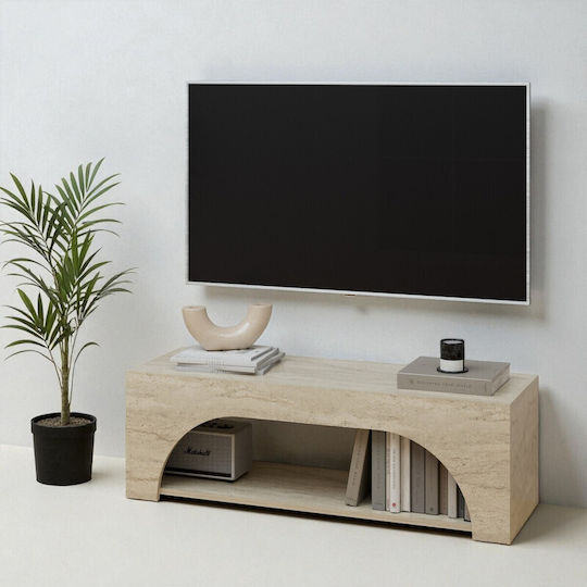 Grey TV Stand L120xD30xH40cm