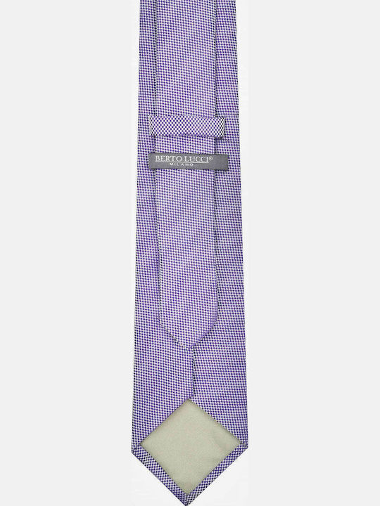 Berto Lucci Men's Monochrome Tie