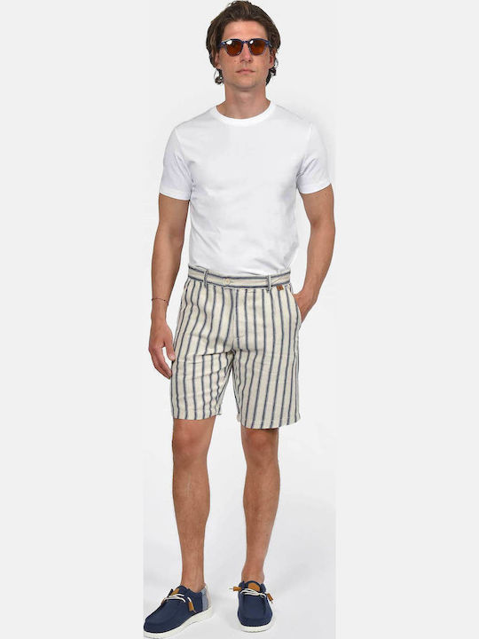 Pantaloni Scurți Bărbați Chino Ecru