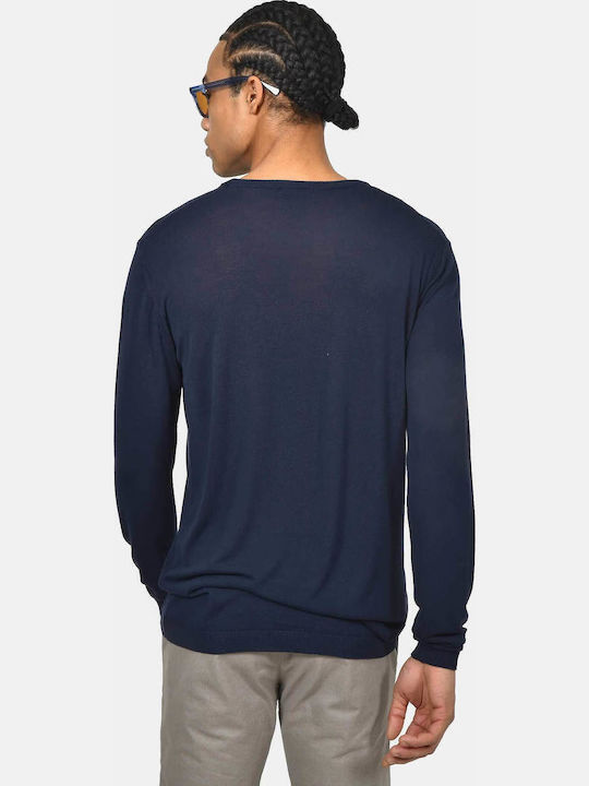Herrenblusen Marineblau Pullover
