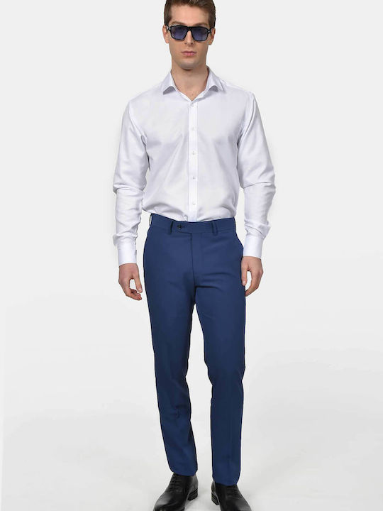 Herrenhose Elastisches Blau