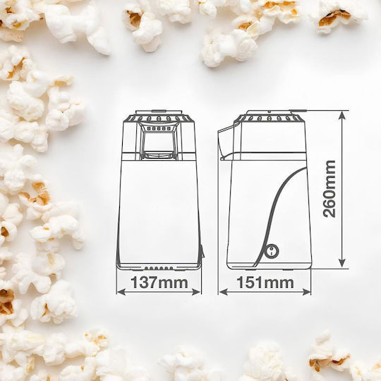 Hot Air Popcorn Maker 1200W