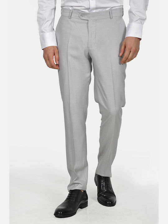 Men's Groom's Suit with Regular Fit Grey