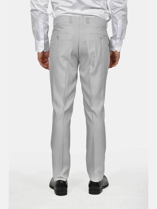 Men's Groom's Suit with Regular Fit Grey