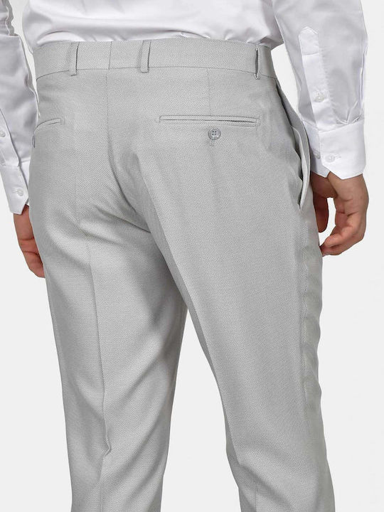 Men's Groom's Suit with Regular Fit Grey