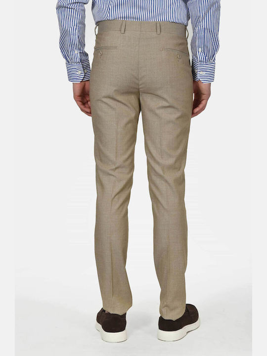 Herrenanzug mit Schlank Passform Camel