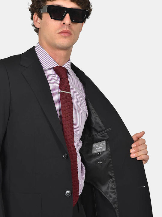 Herrenanzug mit Schlanke Passform Schwarz