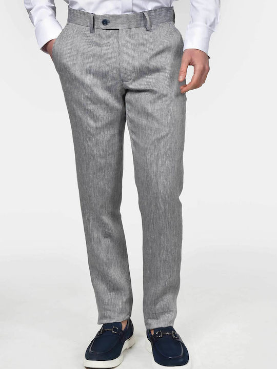 Summer Men's Suit with Regular Fit Blue