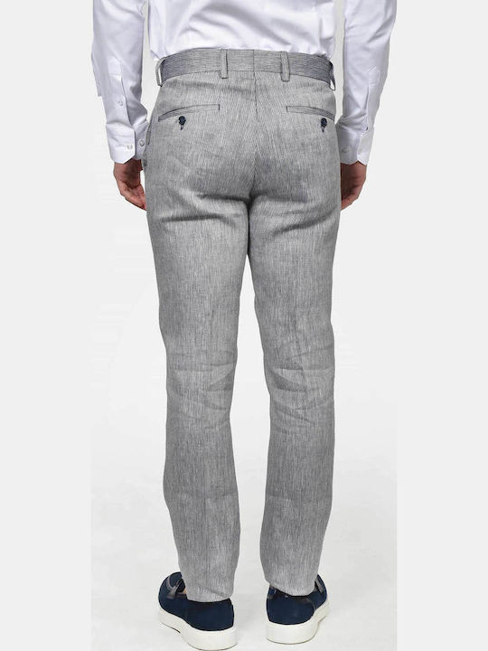 Summer Men's Suit with Regular Fit Blue