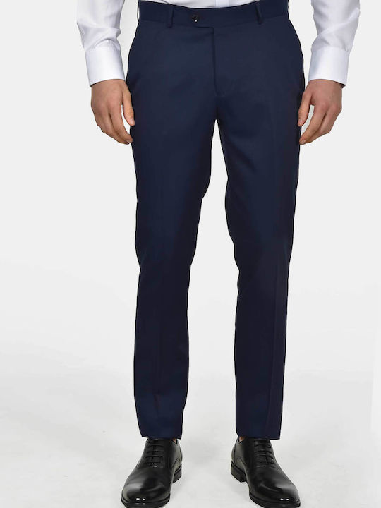 Men's Groom's Suit with Regular Fit Navy Blue