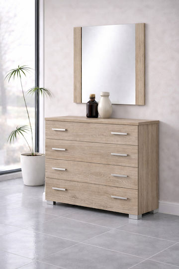 Kommode Schlafzimmer Holzschatten Eiche 100x39x71cm