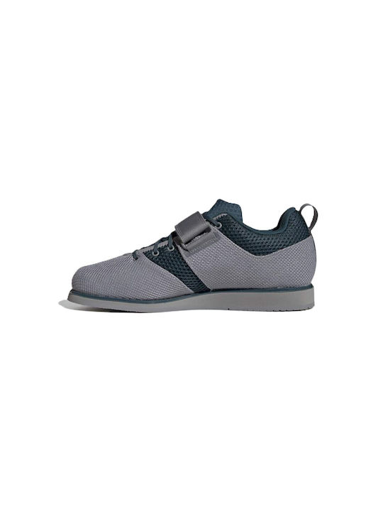 Powerlift 5 Weightlifting Sport Shoes Crossfit Grey Three / Lucid Lemon / Arctic Night